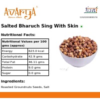 Ingredients And Nutrition Facts Of Salted Bharuch Sing With Skin Health Food