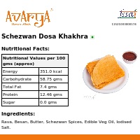 Ingredients And Nutrition Facts Of Schezwan Dosa Khakhra Khakhra