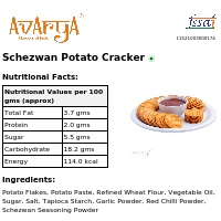 Ingredients And Nutrition Facts Of Schezwan Potato Cracker Health Food