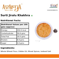 Ingredients And Nutrition Facts Of Surti Jiralu Khakhra Khakhra