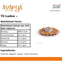 Ingredients And Nutrition Facts Of Til Ladoo Chikki