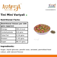 Ingredients And Nutrition Facts Of Tini Mini Variyali Mukhwas