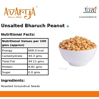 Ingredients And Nutrition Facts Of Unsalted Bharuch Peanut Namkeen