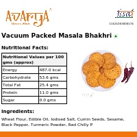Ingredients And Nutrition Facts Of Vacuum Packed Masala Bhakhri Khakhra