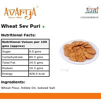 Ingredients And Nutrition Facts Of Wheat Sev Puri Namkeen