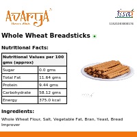 Ingredients And Nutrition Facts Of Whole Wheat Breadsticks Bakery